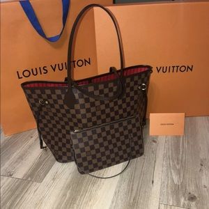 Louis Vuitton Neverfull MM Damier Ebene N41358